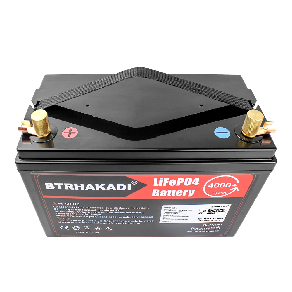 Аккумулятор для лодки 12 В, 200 Ач, 4000 циклов, Bluetooth 4S