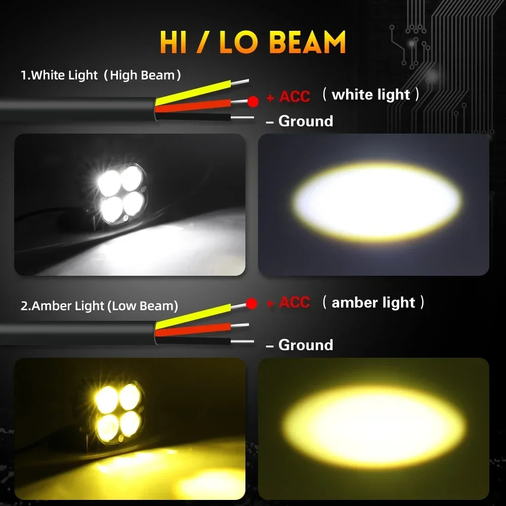 Светодиодные фары 12V 200 Вт для лодки/катера